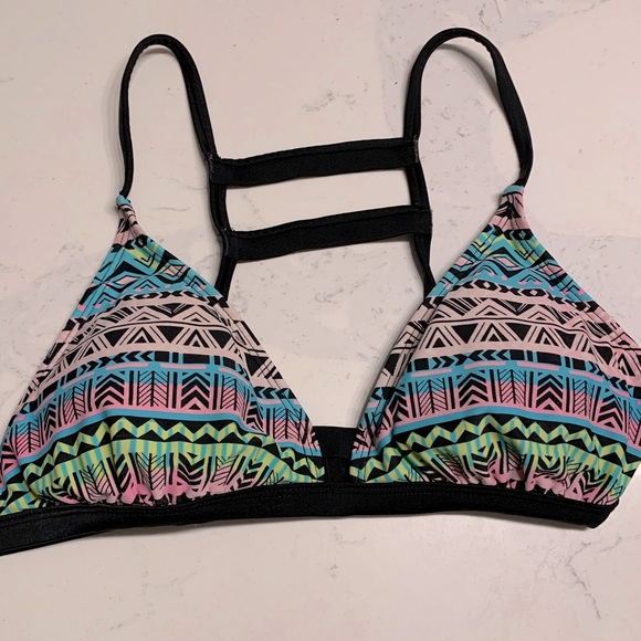 Xhilaration Other - 3/ $15 Neon Aztec print bikini top